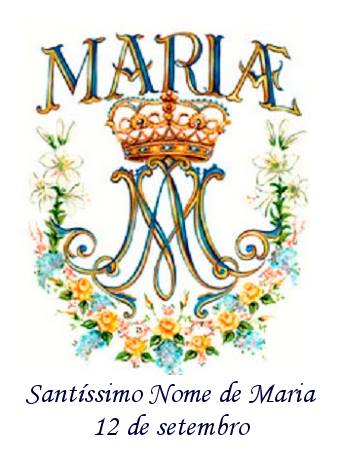 Resultado de imagem para santo nome de maria